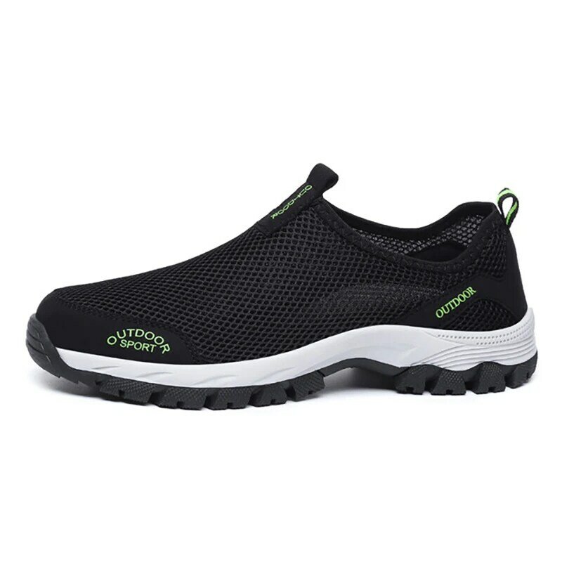 2020 신 남성 여름 편안한 스니커즈 신발 슬립 온 통기성 메쉬 플랫 트레이너 캐주얼 스포츠 런 로퍼 플러스 사이즈 39-49