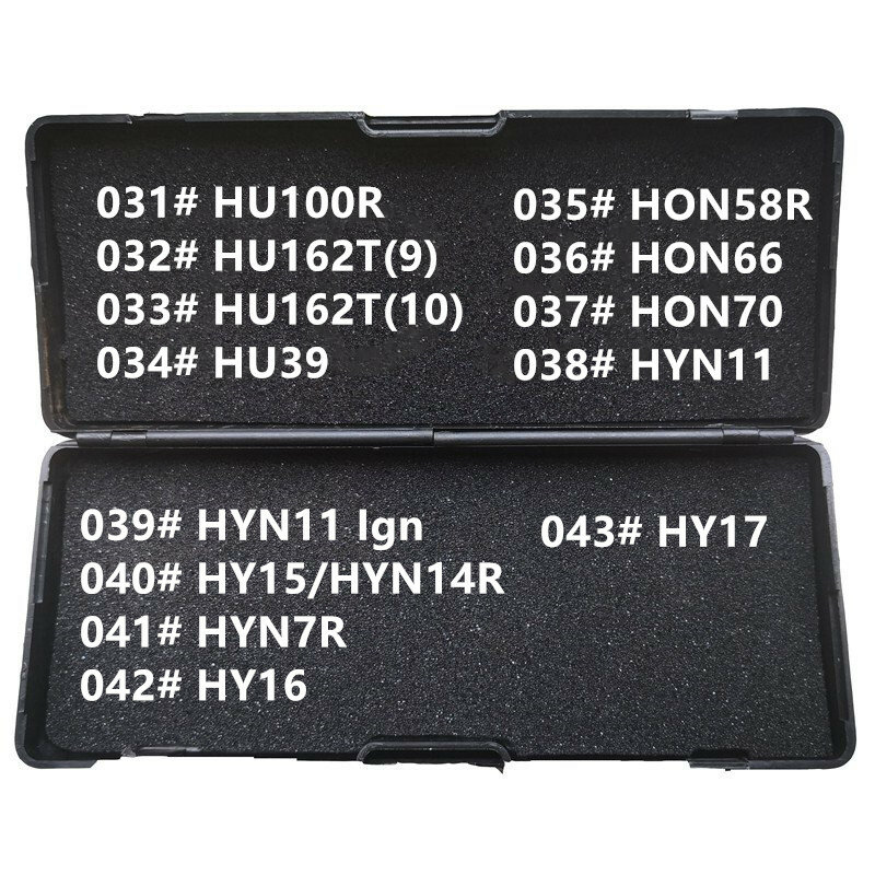 31-43 LiShi 2 w 1 HU100R HU162T9 HU162T10 HU39 HON58R HON66 HON70 HYN11 HY15 HYN7R HY16 HY17 ślusarz narzędzia dla wszystkich typów