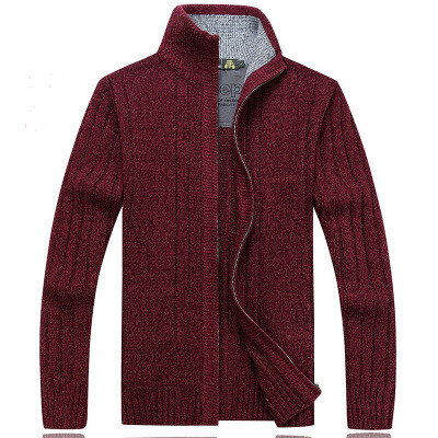 Cardigan de lã de algodão masculino, casacos de malha, outono e inverno, Kint, 2020