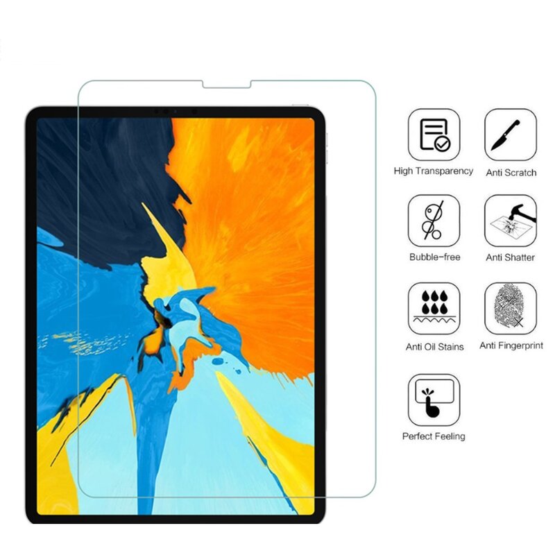 9 H Completa Tampa de Vidro Temperado Para Apple iPad Pro 11 polegada 2018 Protetor de Tela de Vidro De Proteção Para iPad Pro 11 Safety Guard Film