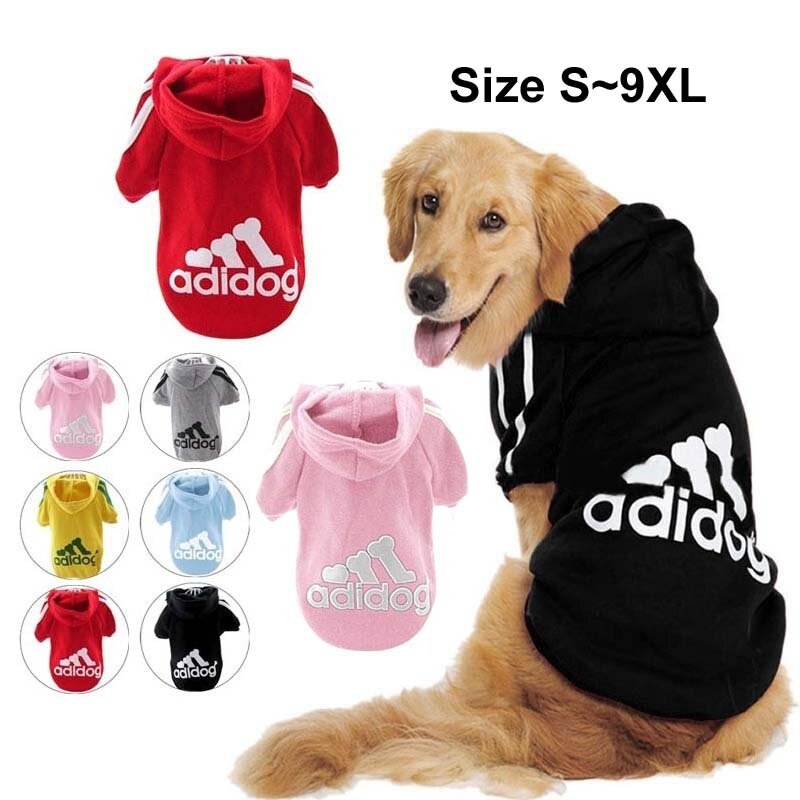Зимняя одежда для собак Adidog, спортивные толстовки, свитшоты, теплое пальто, одежда для маленьких, средних и больших собак, больших собак, кошек, домашних животных, щенков Outfi