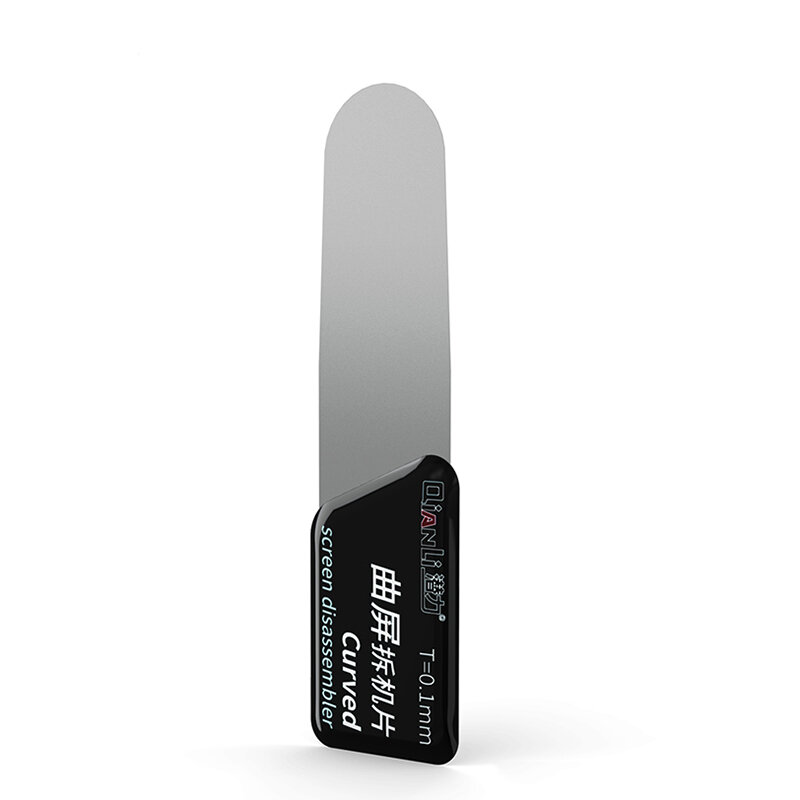 QianLi-Spudger de pantalla LCD curvada para teléfono móvil, herramientas de tarjeta de palanca de apertura, hoja ultrafina de acero, pantalla Flexible, desmontaje, Spudger