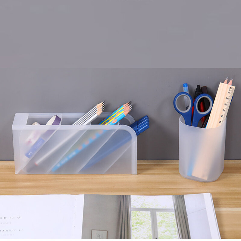 2021 Nieuwe Grote Capaciteit Pennenhouder Potlood Make Storage Box Desktop Organizer Stand Case School Kantoorbenodigdheden
