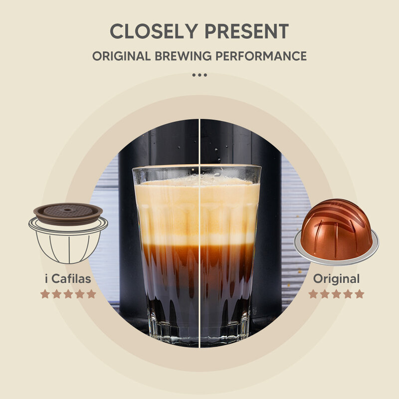 Couvercle de Capsule de café en Silicone réutilisable, pour Nespresso Vertuoline Original