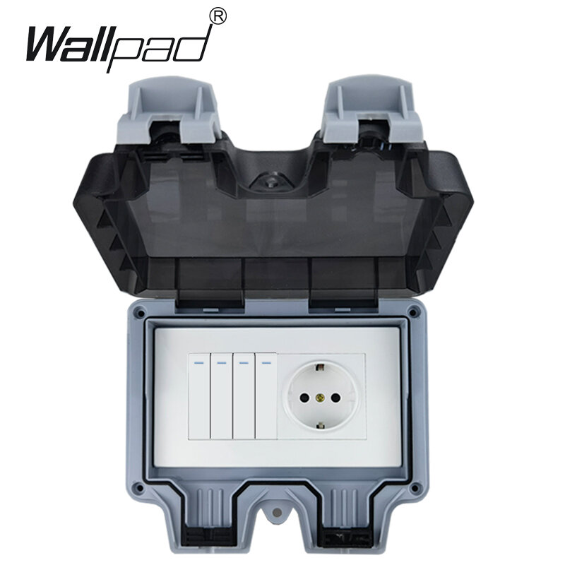 防水ウォールパッドip66,屋外バスルームの使用に最適な高品質ボックス