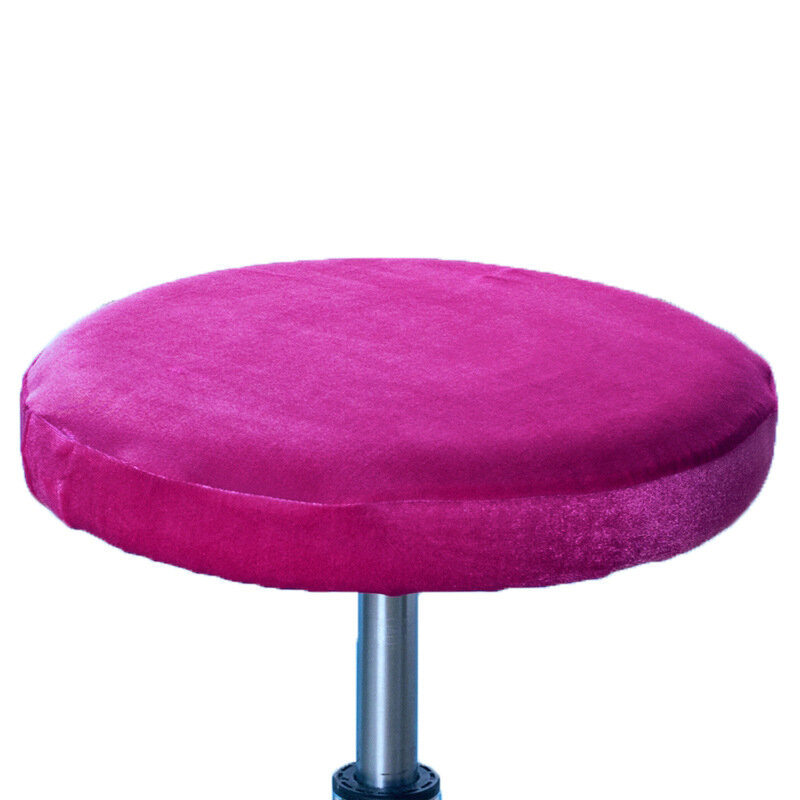 Funda de terciopelo suave de alta calidad para silla, cubierta elástica para taburete de Bar, Protector de Color sólido para sillas de casa