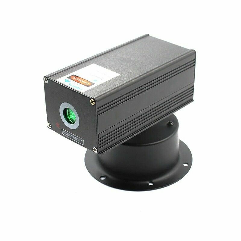 Lumière de scène Fat Beam, technologie laser verte, rotation à 100 °, 532nm, 180 mW, 12V