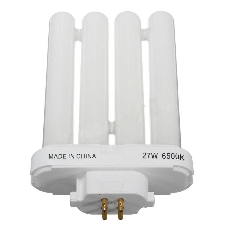 FML 27EX-N 27W 4 Pin Quad Tube Energy Saving Compact Fluorescent Light Bulb 6500K 4 Rows Light Bulb