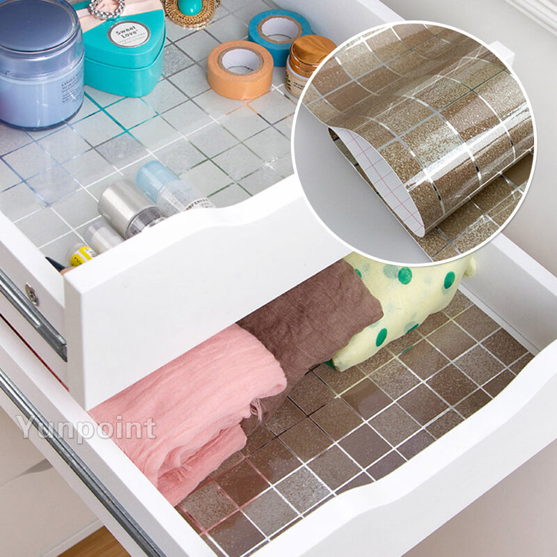 Водостойкая Настенная Наклейка для ванной комнаты, самоклеящаяся кухонная плита, маслостойкая, искусственная алюминиевая фольга, декоративная пленка