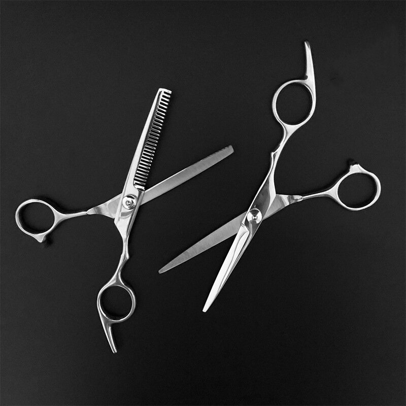 Парикмахерские ножницы из нержавеющей стали для стрижки и филировки волос, 6 дюймов