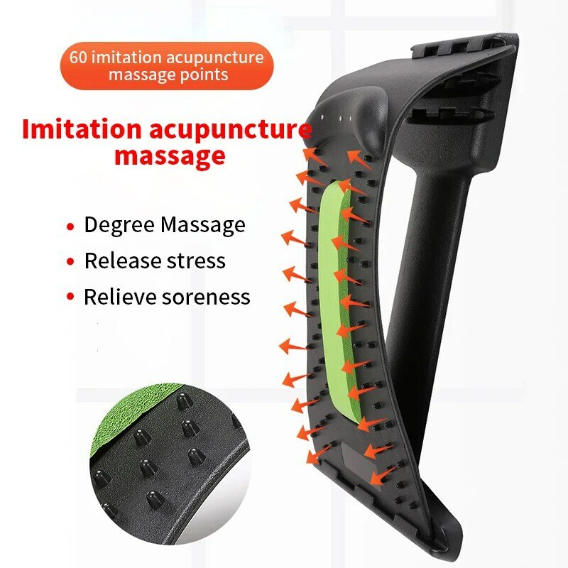 Massaggio magico attrezzatura elastica massaggiatore per collo strumento per barella Fitness supporto per colonna vertebrale cervicale rilassamento dolore alla colonna vertebrale