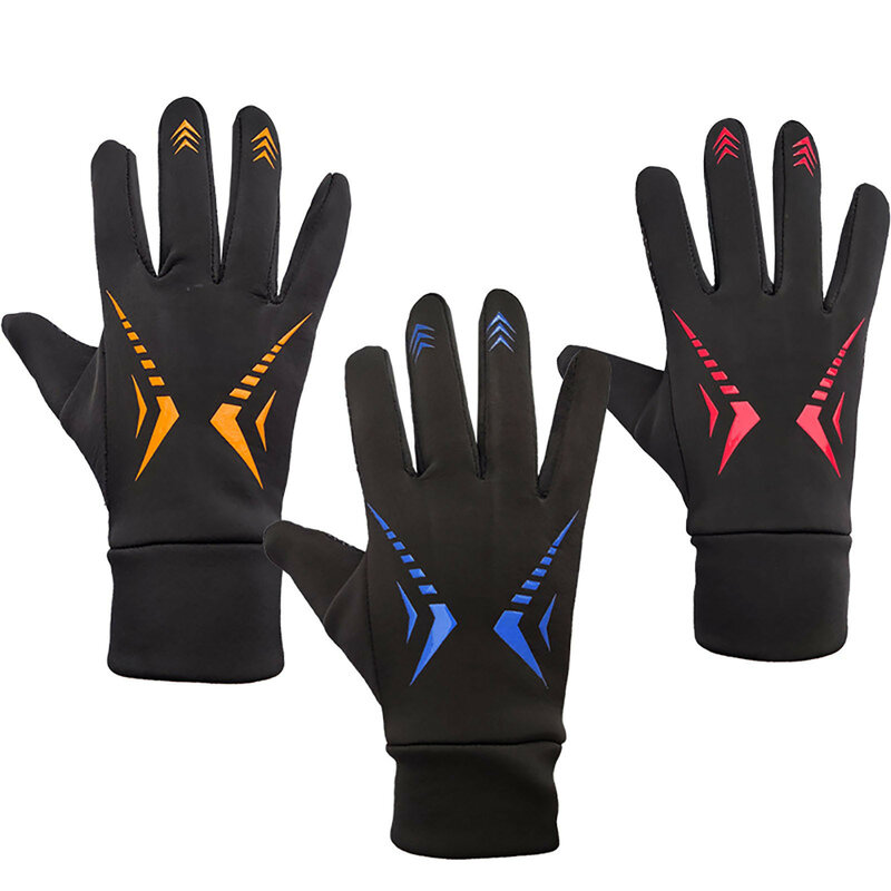 Jesienne zimowe męskie rękawiczki damskie dotykowe zimne wodoodporne wiatroszczelne rękawice Outdoor Sports ciepłe termiczne polarowe rękawiczki narciarskie L * 5