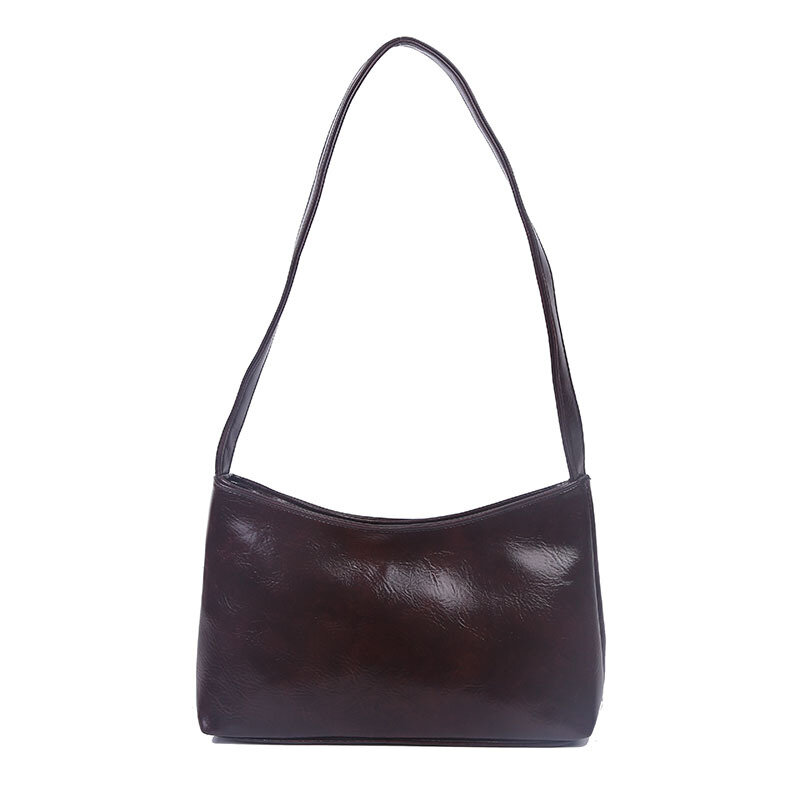 Retro Underarm Bag Women Handbag PU Leather Shoulder Bags Designer Brand Women Shopping Armpit Bag Travel Purse Phone Pouch