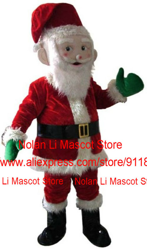 High Quality Santa Claus Cartoon Mascot Costume Halloween Easter Cosplay Birthday Party Holiday Celebration Gift 660