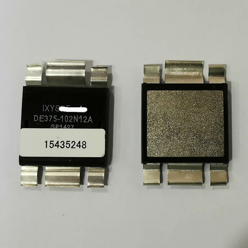 Puissance RF MOSFET DE375-102N12A canal N, Mode d'amélioration, faible Qg et Rg, haute dv/dt, commutation nanoseconde, 50MHz, fréquence maximale