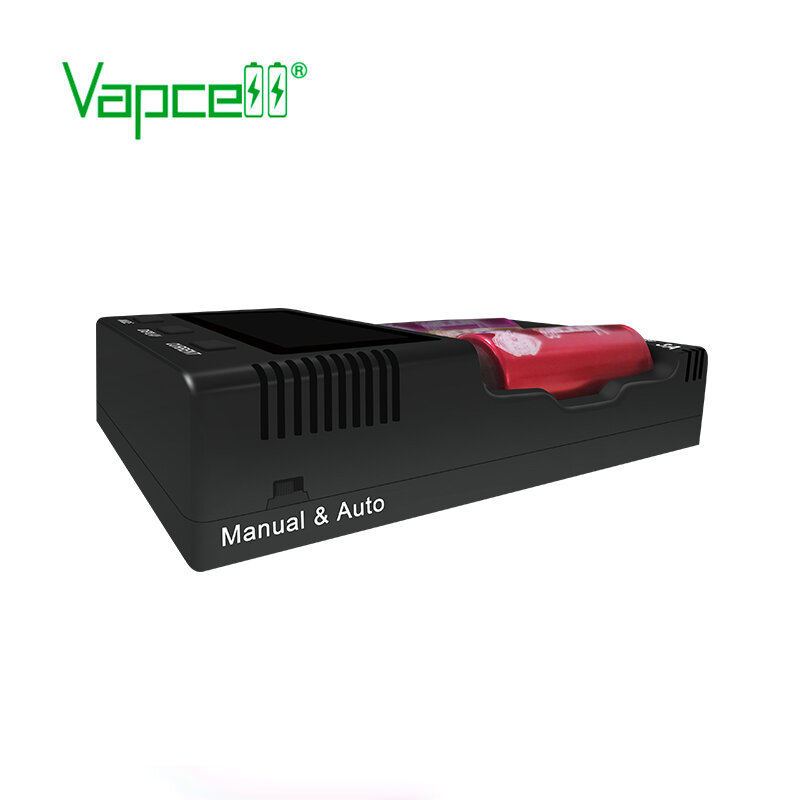 Vapcell S4 plus быстрое зарядное устройство 3A 4 слота всего 12А разрядное устройство/тест емкости/repiar EU/US/UK/EU вилка для 20700 21700 PCB батарей