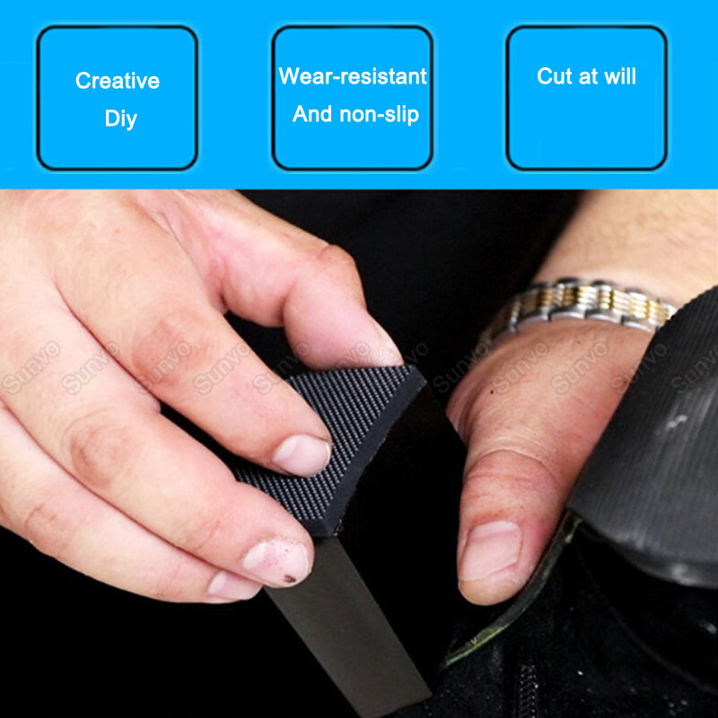 Antypoślizgowa pięta podeszwa Protector Shoe samoprzylepna naklejka klocki dla kobiet buty naprawa wysokie obcasy sandał gumowa podeszwa do pielęgnacji obuwia