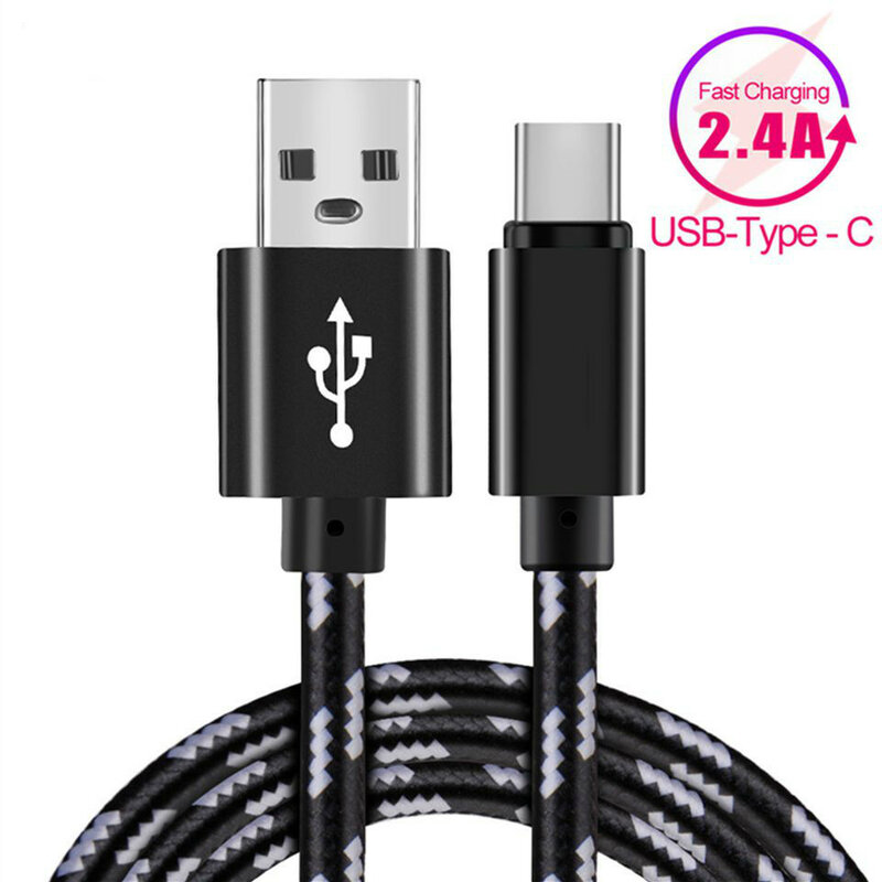 USB c타입 고속 충전 USB C 케이블, 화웨이용, 화웨이 P30, P20 라이트, 샤오미 Mi 8, 9, 삼성 S10, S9, 노트 9 용 초고속 충전 케이블
