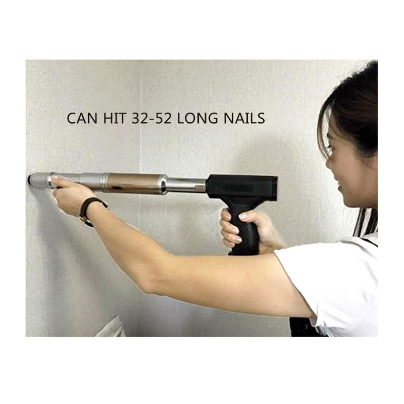Herramientas Eléctricas pistolas de clavos de acero 32-52mm herramienta de remache Instalación de bajo ruido hogar herramienta de ahorro de trabajo DIY