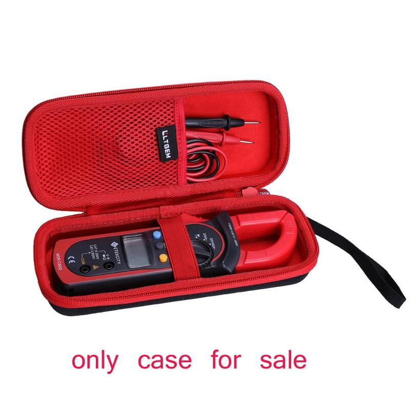 LTGEM EVA Hard Case for Etekcity Digital Multimeter Amp Volt Clamp Meter Voltage Tester Red,MSR-C600