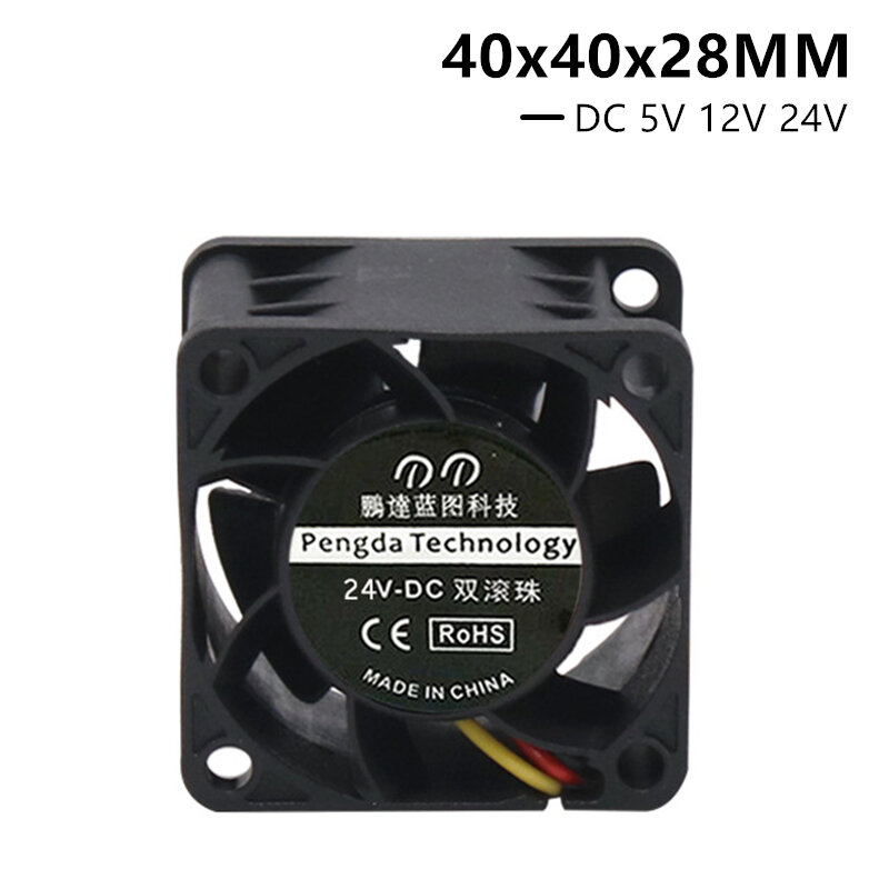 NEW 4028 40MM 40x40x28MM Server Fan Frequency Converter Cooling Fan DC 5V 12V 24V with 2PIN 3PIN FG RD