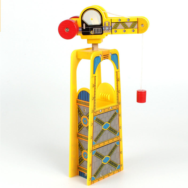 Accesorios de vías de tren de madera para todas las marcas, grúa magnética, juguetes educativos