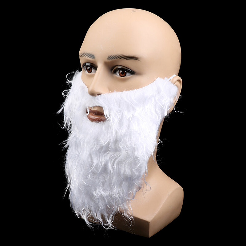 1 шт. реквизит для выступления на вечерние белая борода Санта-Клаус искусственная борода набор Рождественский Декор для вечерние НКИ