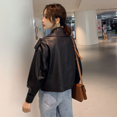 Tao li na-女性用本革ジャケット,本物のシークジャケット,R37