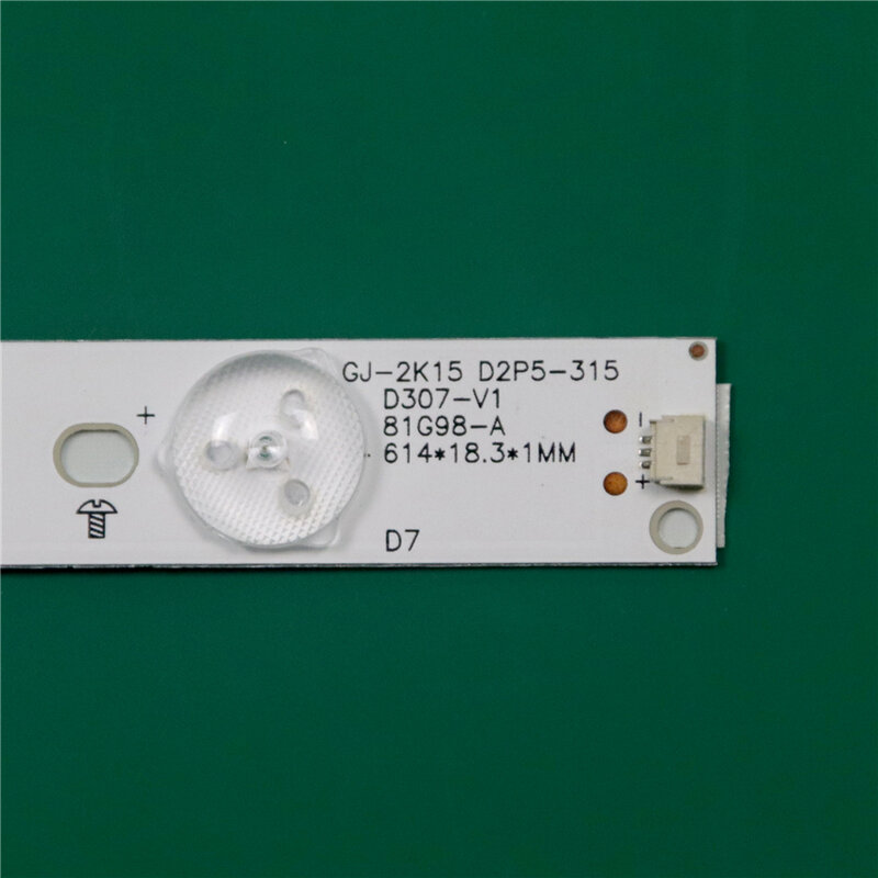 Iluminação da tevê do diodo emissor de luz para philips 32phh4509 32phk4100/12 32phk4201 barra conduzida luz de fundo tira linha régua GJ-2K15 d2p5 D307-V1 v1.1