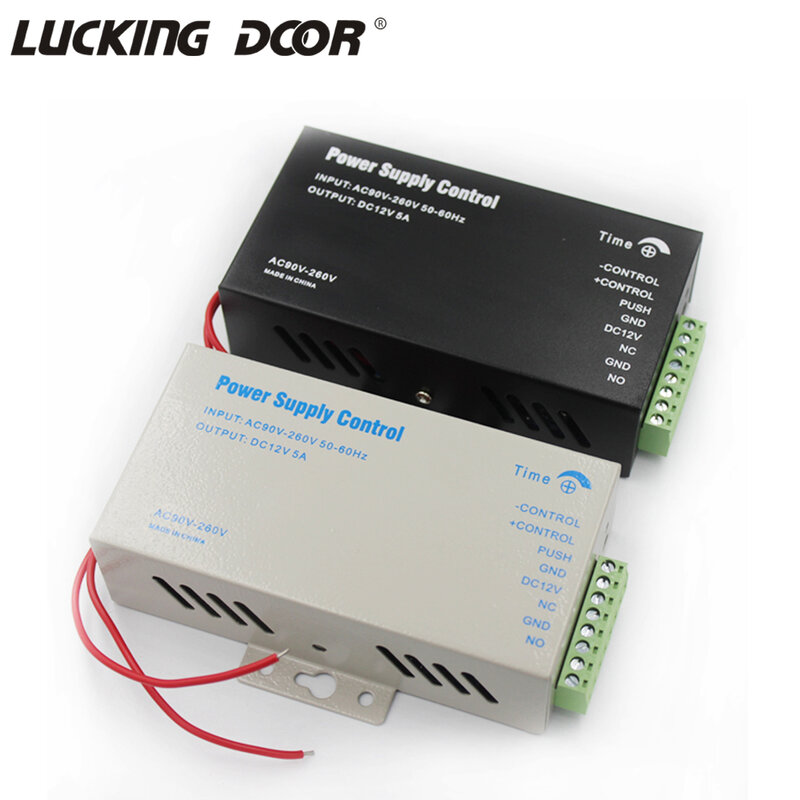 Переключатель двери 110, 12 В, 5 А, переменный ток, 240-источник питания с контролем доступа в, для системы контроля доступа по отпечатку пальца RFID