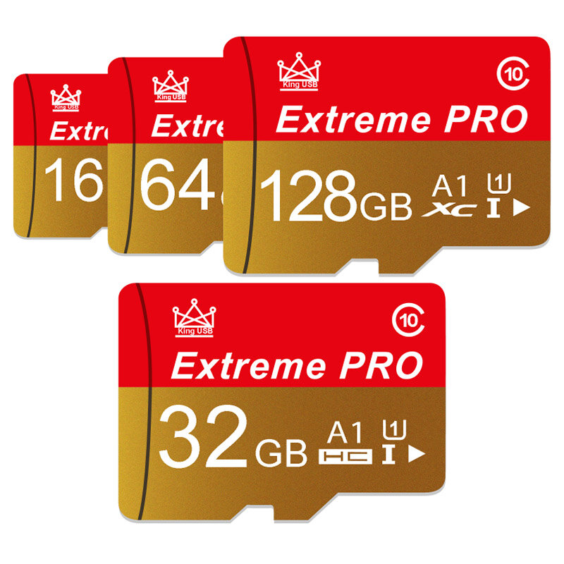 Karta pamięci 256GB 128GB 64GB ekstremalny profesjonalista karta Mini SD 32gb 16gb karta U1 V10 TF szybka karta Flash 32GB na aparat telefoniczny Drone