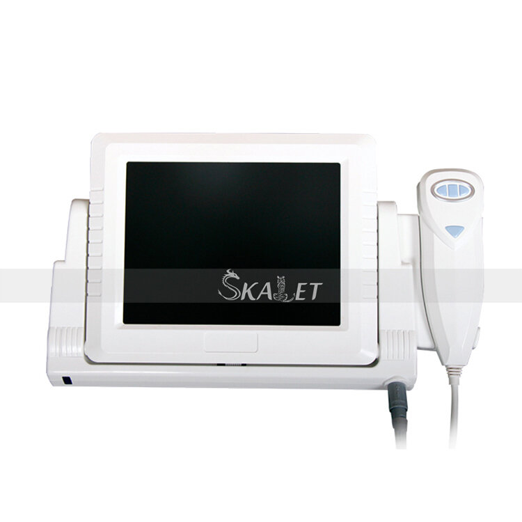 Analizador de piel 2 en 1, escáner de análisis de cabello con aumento, probador de cuidado de análisis saludable multifuncional para salón de belleza