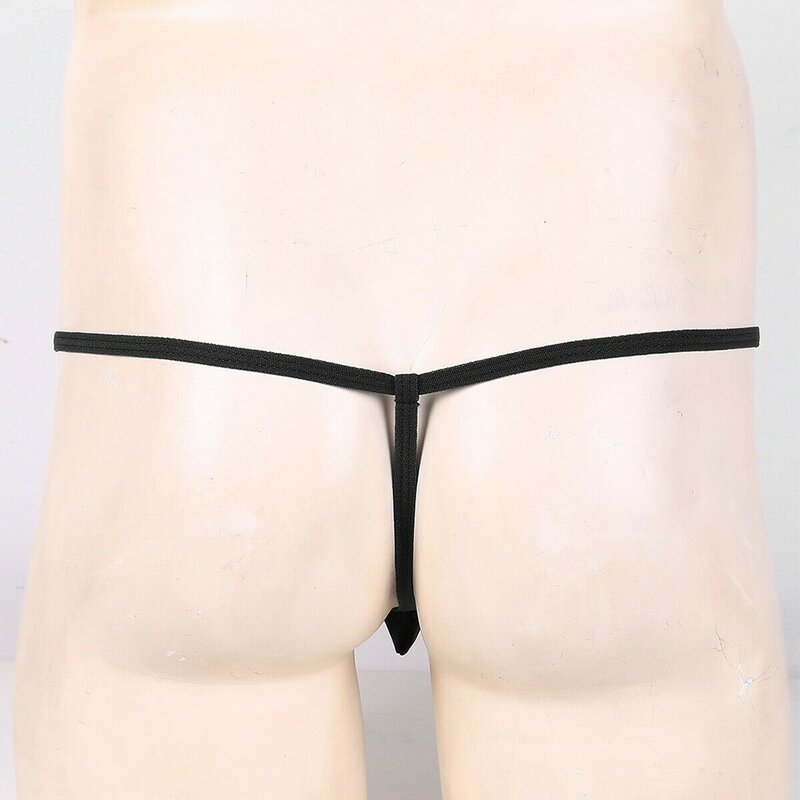 Mens Crotchless Sissy Panties Lingerie Slips T-Back Open Penis Pouch Bondage Bikini G-string Thong Ondergoed Underpants