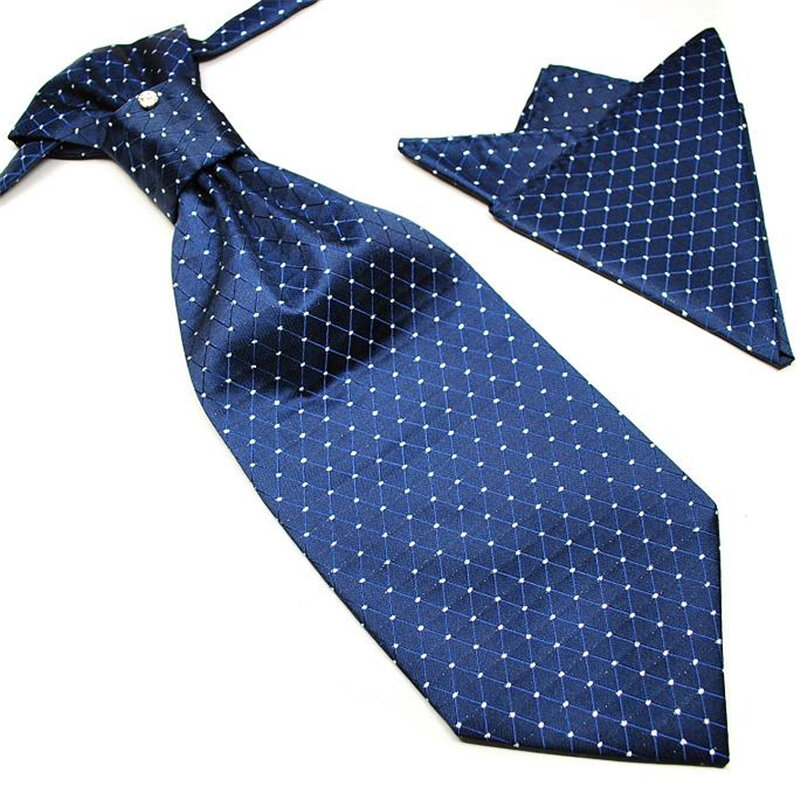 2019 Neck tie sets for men Pocket square 2pcs in 1 wedding ties cravat