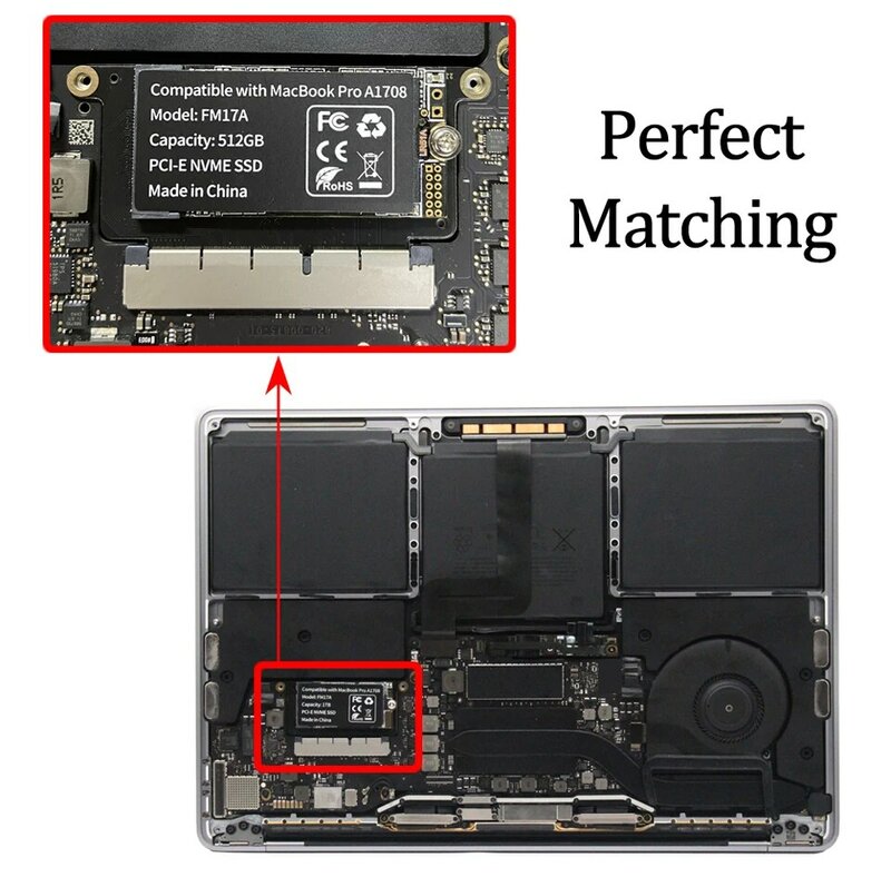 Жесткий диск SELLTOONE SSD для MacBook Pro Retina A1708, 256 ГБ, 512 ГБ, ТБ, жесткий диск EMC3164 EMC 2016, обновленная Емкость
