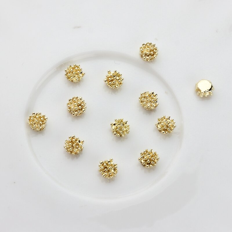 20 pz/lotto 6*6MM accessori per gioielli in lega di zinco parti per orecchini a forma di fiore risultati per orecchini fatti a mano fai da te