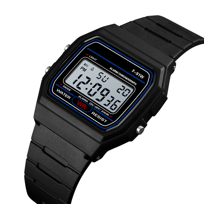 Reloj Digital de lujo para Hombre, pulsera resistente al agua con pantalla Led, estilo militar e informal