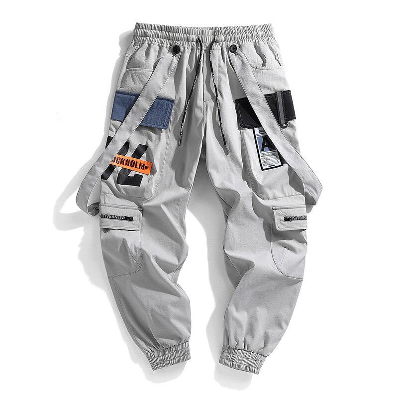 CHAIFENKO-Pantalones deportivos de ocio para hombre, ropa de calle de Hip Hop, con estampado a la moda, 2023