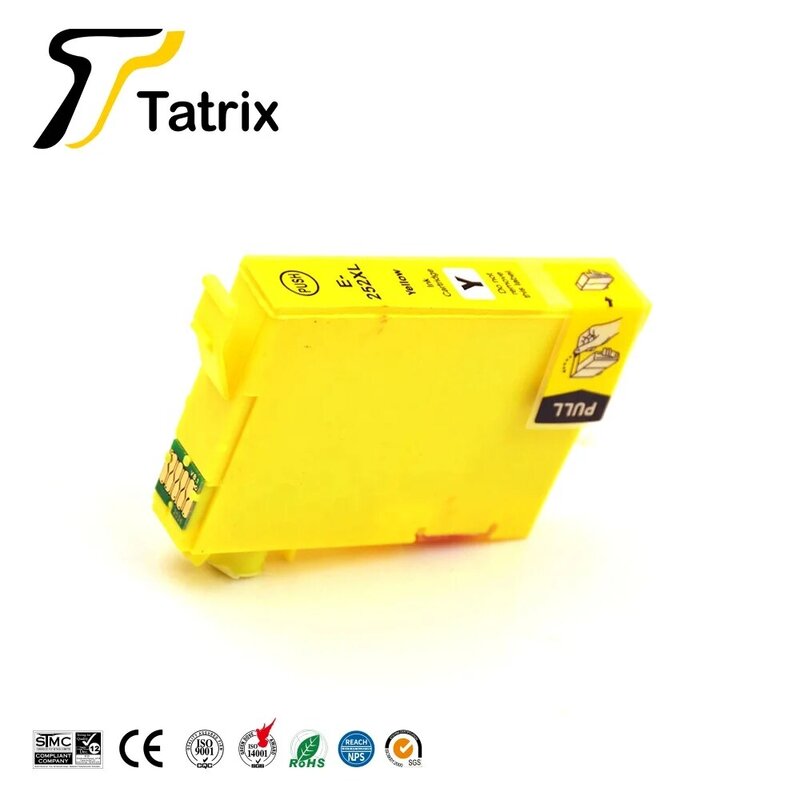Tatrix Para Epson T2521 T252XL 252XL Cartucho de Tinta Para Epson WorkForce WF-3620 WF-3640 WF-7610 WF7620 7110 3620 3640 7610 7620
