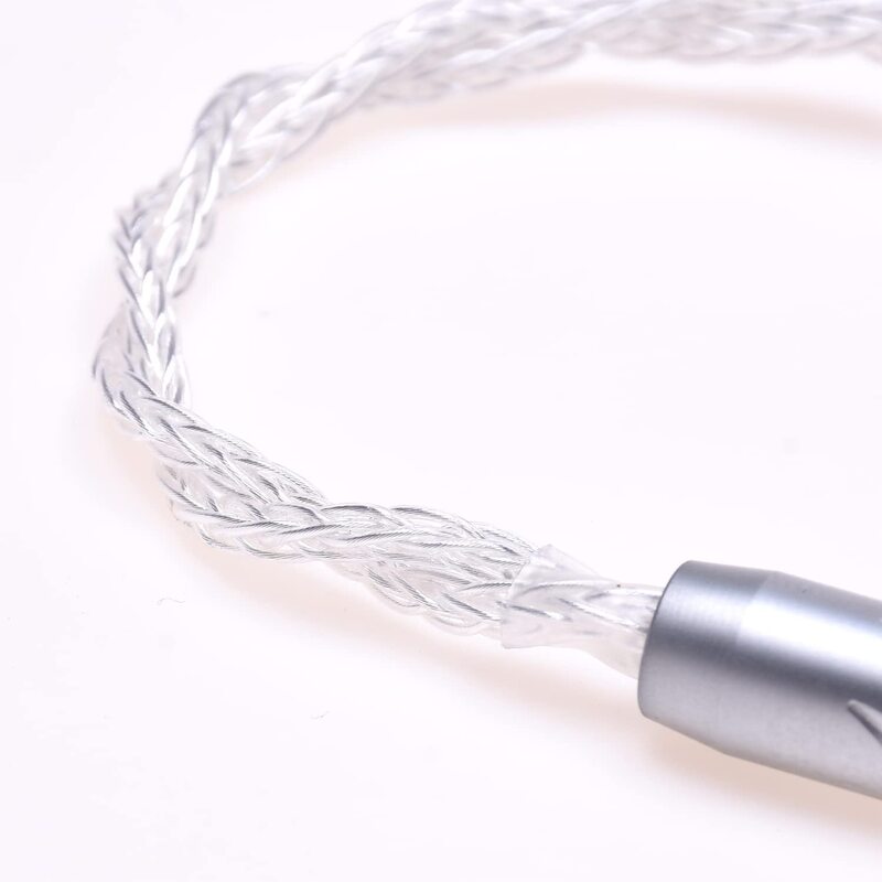 4-pin XLR Male to 2.5mm Female Trrs Balanced Audio Adapter 16 Cores Silver Plated Cable