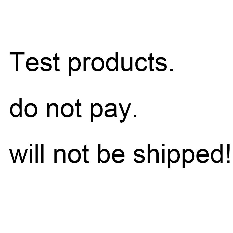 Testare i prodotti, non pagare, non saranno spediti!