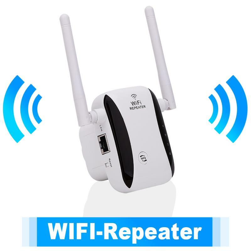 Repetidor wi-fi, amplificador de sinal de internet sem fio, ponto de acesso, 300mbps, n/b/g