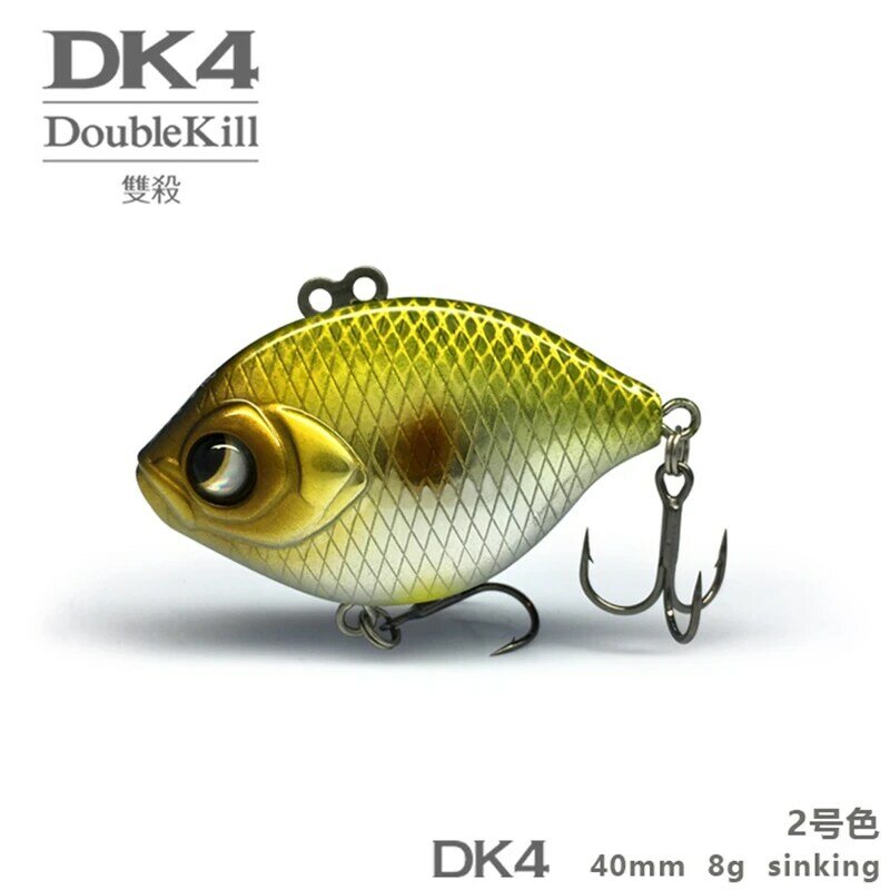 Lurefans-señuelo de pesca Crankbaits DK4, Wobbler que se hunde, 40mm, 8g, ojo 3D, nuevo cebo Artificial duro para perca, Lucio, 2021