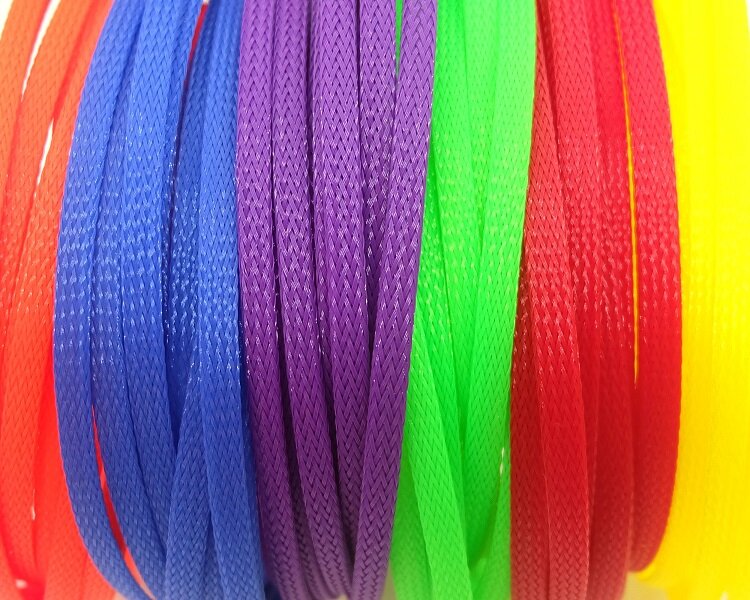 5M Cable Sleeve 3 4 5 6 8 10 12 14 16 18 20 22 25 30 35 40 mm PET Braided Expandable Wire Sleeving Wrap Insulation Nylon Sheath