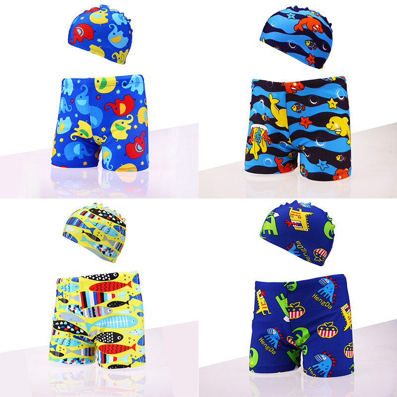 2024 NEW Cartoon Swimming Trunks For Boys Swim Trunks Swimsuit Children's Swimwear Kids Swimming Shorts Boys Bathing Suits