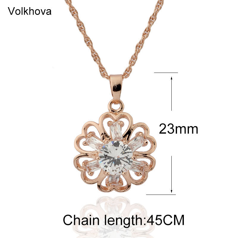 Hollow Flower Statement Necklaces Pendants Woman Collar Chokers Water Wave Chain Rose Gold Color Fashion Jewelry