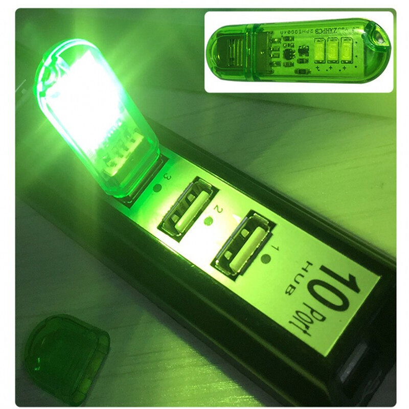 Mini USB Touch Night Light DC5V Ultra Bright LED โคมไฟข้างเตียงอ่านกลางแจ้ง Camping โคมไฟแบบพกพาเครื่องมือ