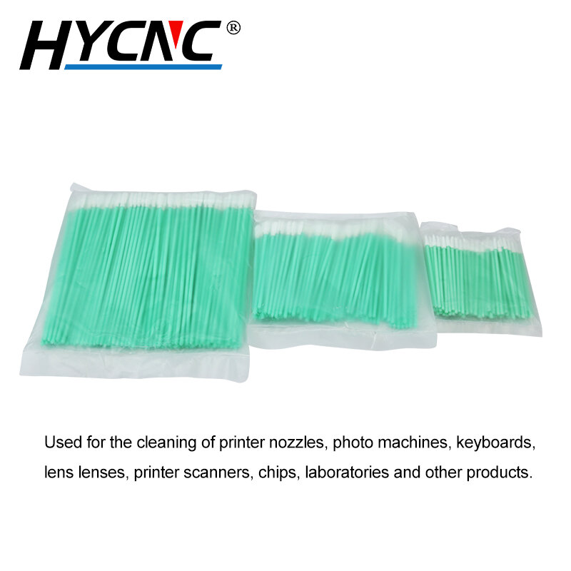 100 Pcs  Bag Laser Cleaning Cotton Swab Dust-Free Anti-Static Cleaning Non-Woven Cotton For Focusing Lens Protection Window