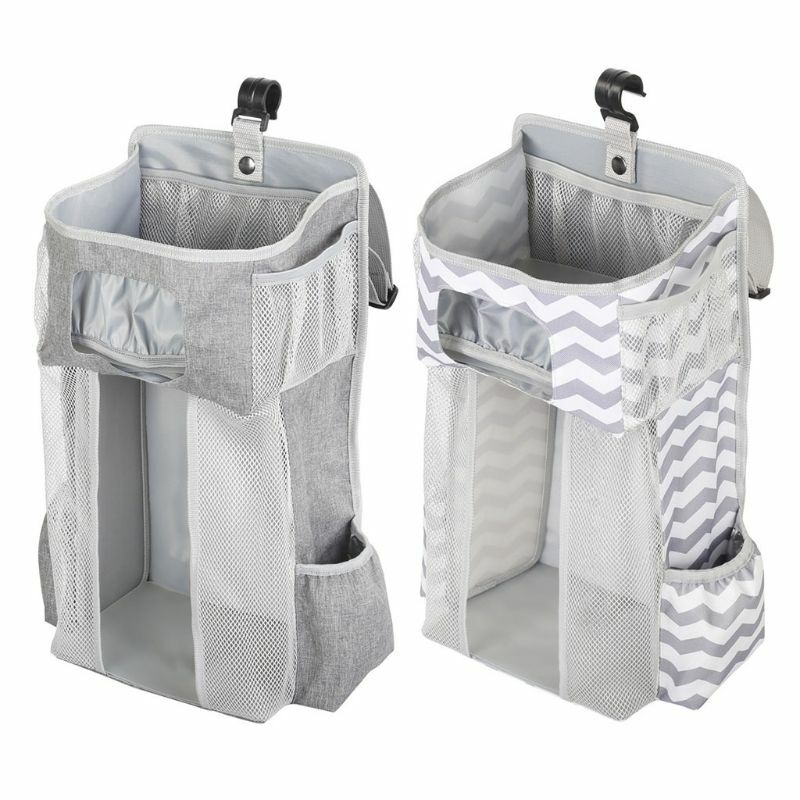 Organizador de fraldas h37a, sacos de armazenamento pendurados para berço ou parede, chá de bebê