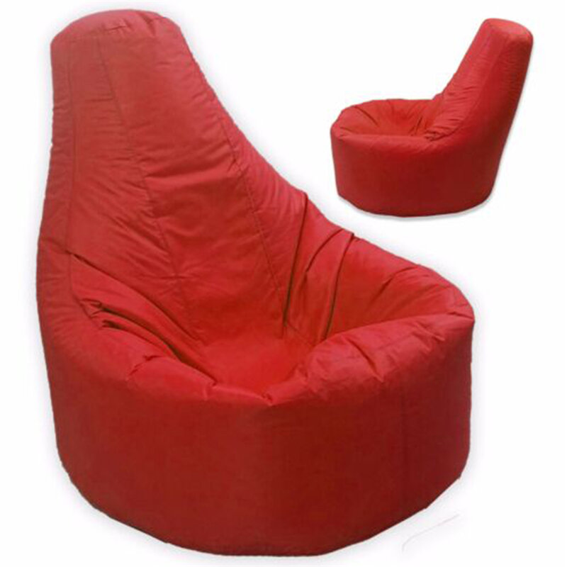 1 個怠惰なソファカバー豆袋のソファ椅子なしフィラージャーシートプーフパフソファ畳のリビングルームのベッドルーム椅子